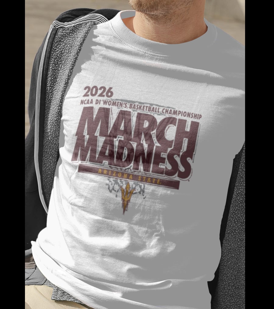 Arizona State Sun Devils 2026 NCAA DI Women's Basketball Championship March Madness T-Shirt