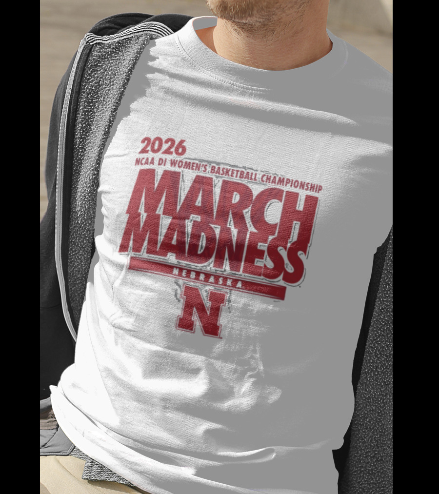 2026 Nebraska NCAA DI Women's Basketball March Madness Championship T-Shirt