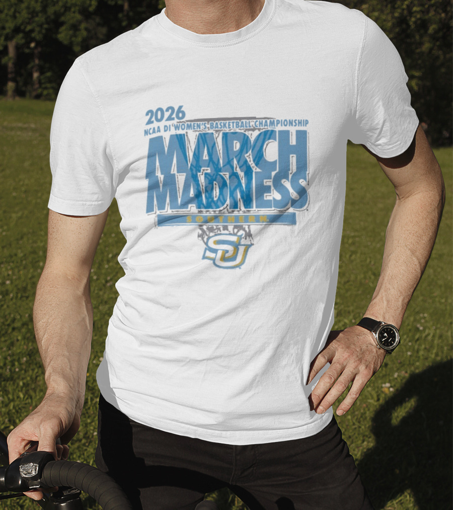 Southern Jaguars 2026 NCAA DI Women's Basketball Championship March Madness First Four T-Shirt