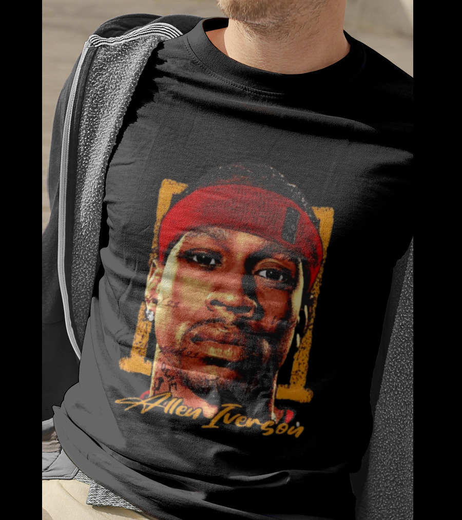 Allen Iverson Philadelphia 76ers Big Face NBA T-Shirt