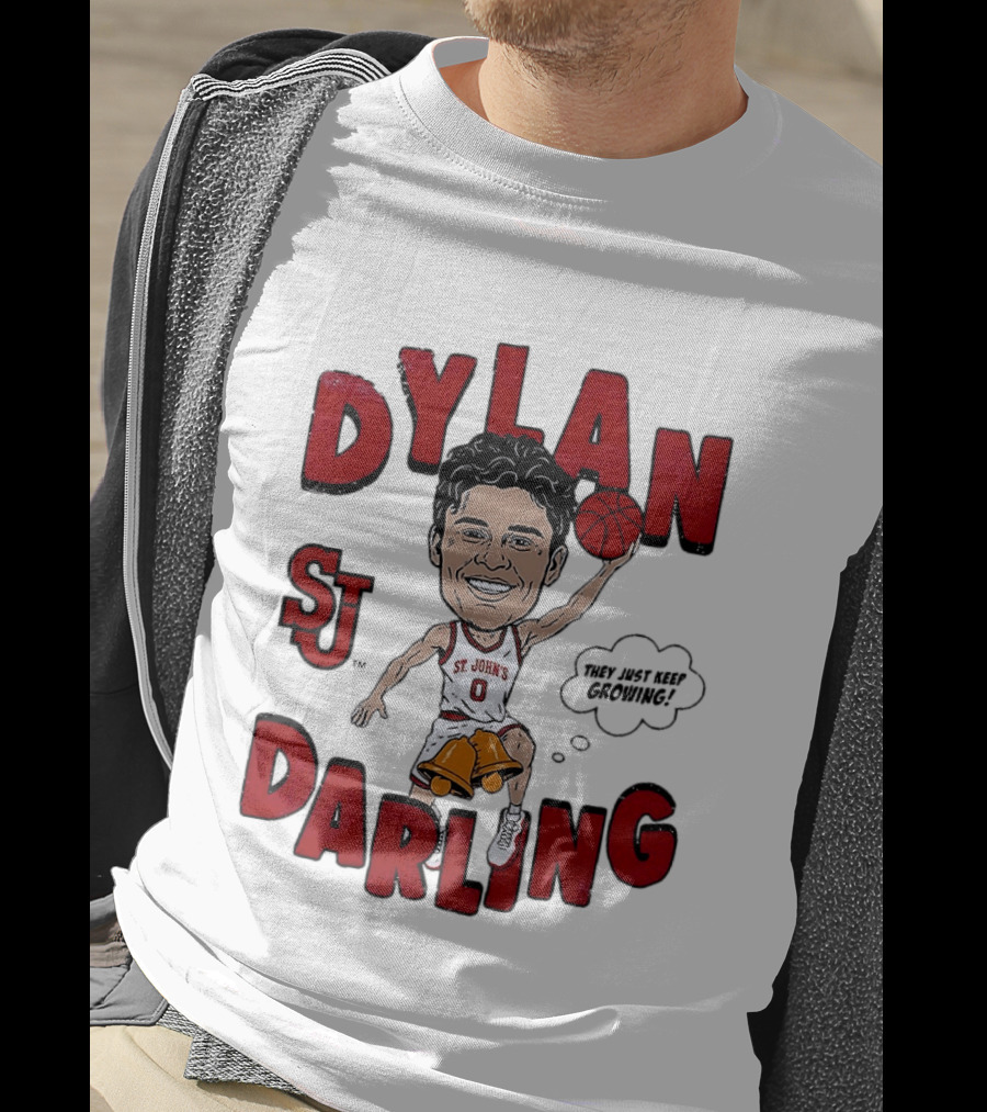 Dylan Darling St. John's Red Storm Caricature Comic T-Shirt