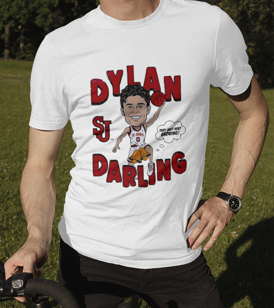 Dylan Darling St. John's Red Storm Caricature Comic T-Shirt