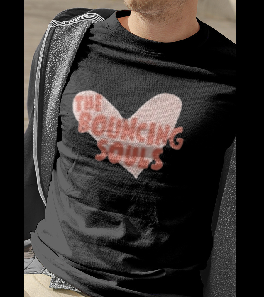 The Bouncing Souls Heart Shaped Hopeless Romantic T-Shirt