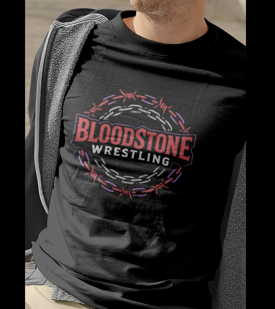 Bloodstone Wrestling Barbed Wire Chain T-Shirt