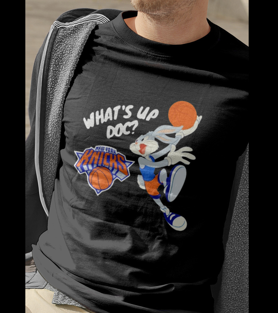 Bugs Bunny New York Knicks What's Up Doc Basketball T-Shirt