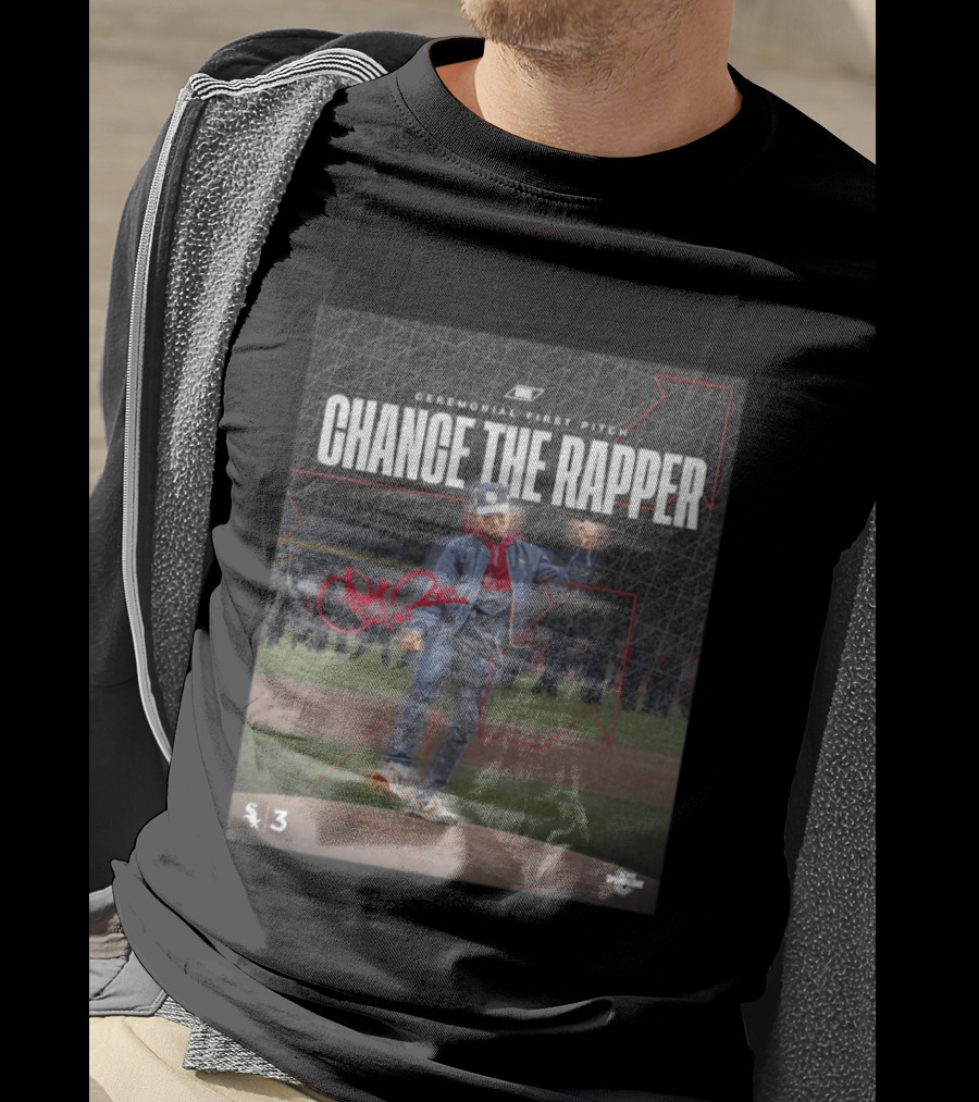 Chance The Rapper Ceremonial First Pitch Chicago White Sox Opening Day 2026 T-Shirt