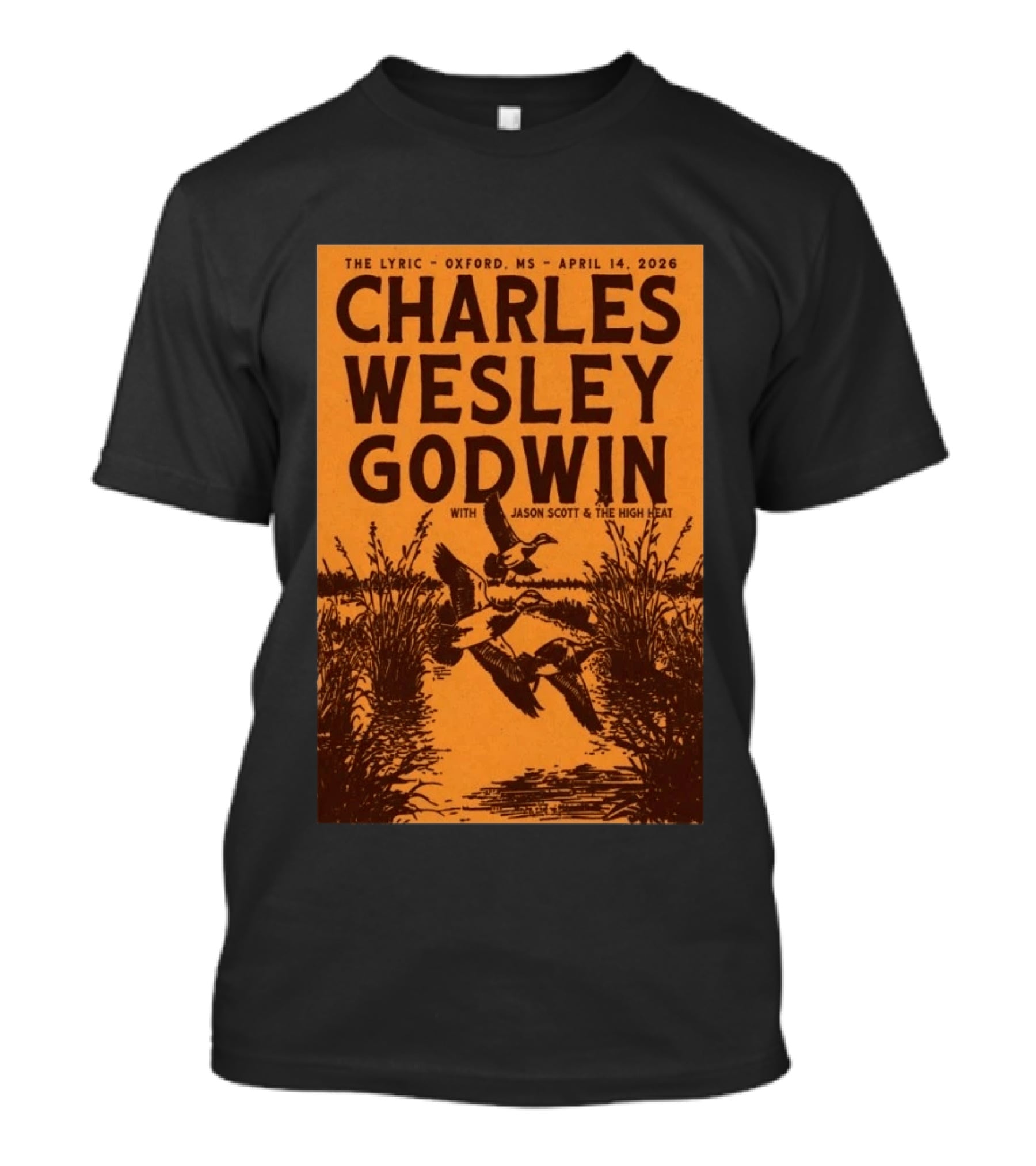 Charles Wesley Godwin The Lyric Oxford April 14 2026 With Jason Scott & The High Heat T-Shirt