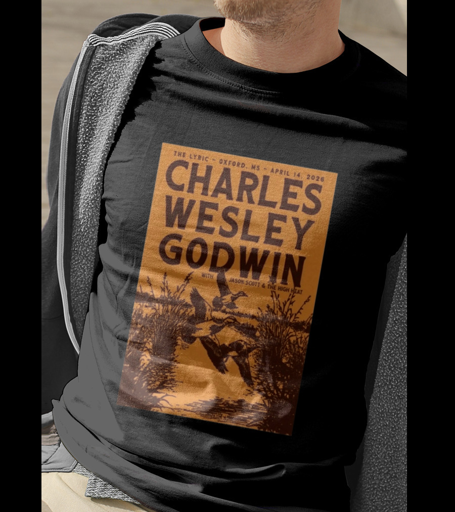 Charles Wesley Godwin The Lyric Oxford April 14 2026 With Jason Scott & The High Heat T-Shirt