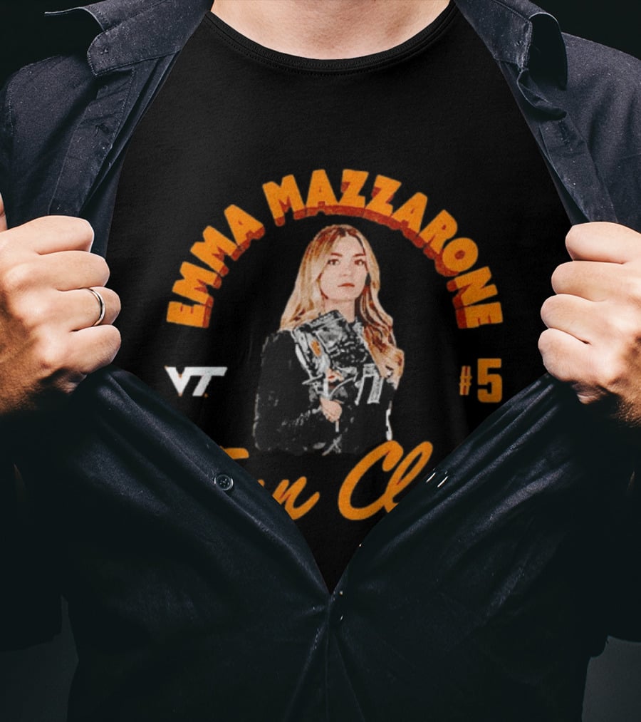 Emma Mazzarone VT Hokies Fan Club #5 T-Shirt