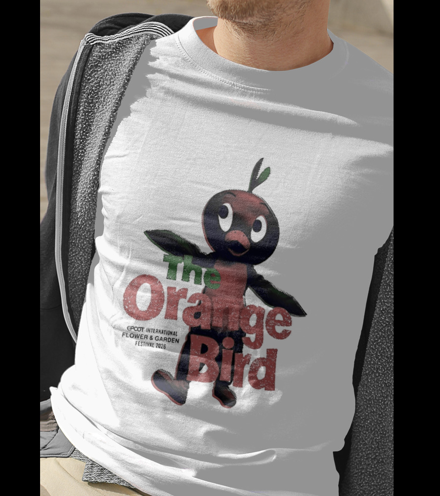 The Orange Bird Epcot Flower And Garden Festival 2026 Disney Parks Pavilion T-Shirt