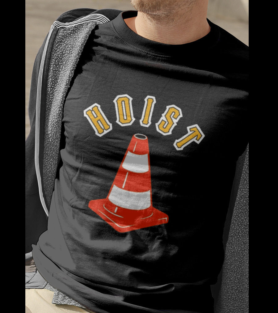 Pittsburgh Pirates Hoist Traffic Cone T-Shirt