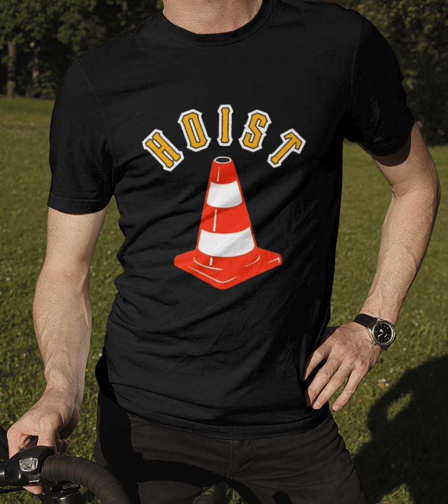Pittsburgh Pirates Hoist Traffic Cone T-Shirt