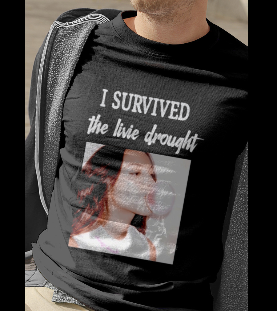 Olivia Rodrigo I Survived The Livie Drought Bubblegum Aesthetic T-Shirt