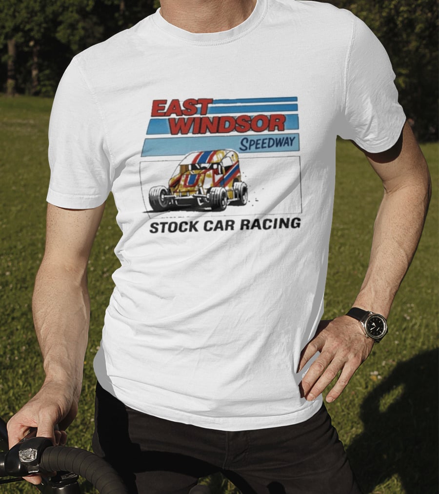 East Windsor Speedway Stock Car Racing Vintage Classic Auto Racing T-Shirt