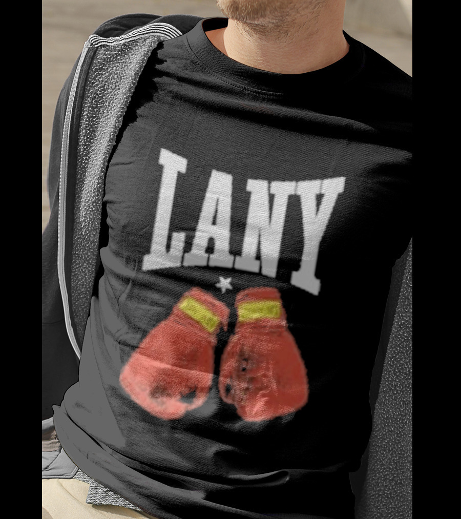 Lany Red Boxing Gloves Icon With Star T-Shirt