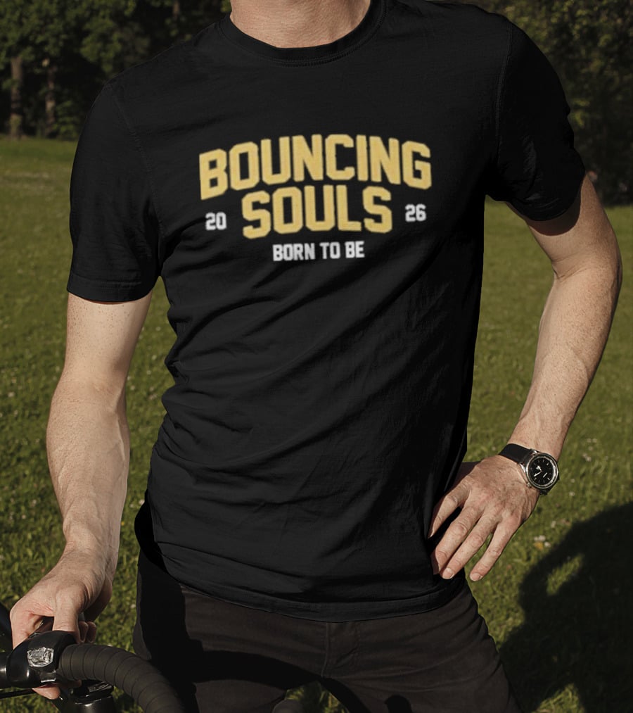 Bouncing Souls Born To Be 2026 Vintage Style 90s Punk Rock Band Retro Fan Merch T-Shirt