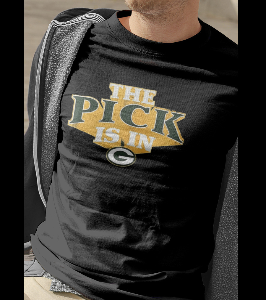 Green Bay Packers The Pick Is In Football Draft T-Shirt