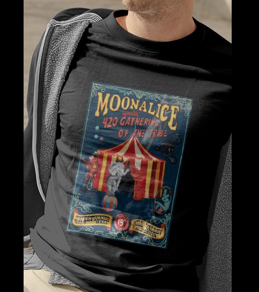 Moonalice 420 Gathering Of The Tribe Sweetwater Music Hall Mill Valley California Apr 19 2026 T-Shirt