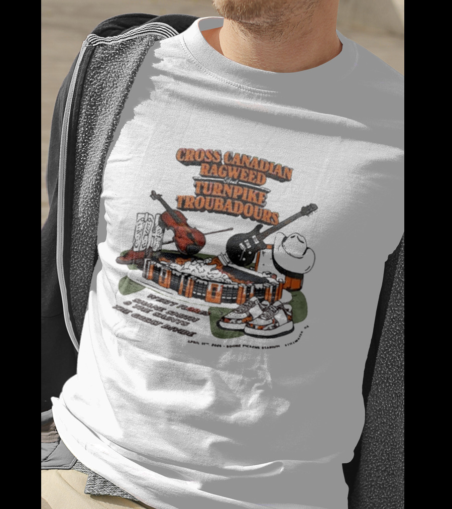 Cross Canadian Ragweed Turnpike Troubadours Whiskey Rock State Fair Grounds Oklahoma City T-Shirt