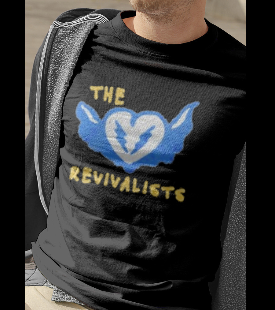 The Revivalists Winged Heart With Lightning Bolt T-Shirt
