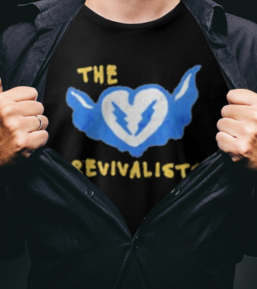 The Revivalists Winged Heart With Lightning Bolt T-Shirt