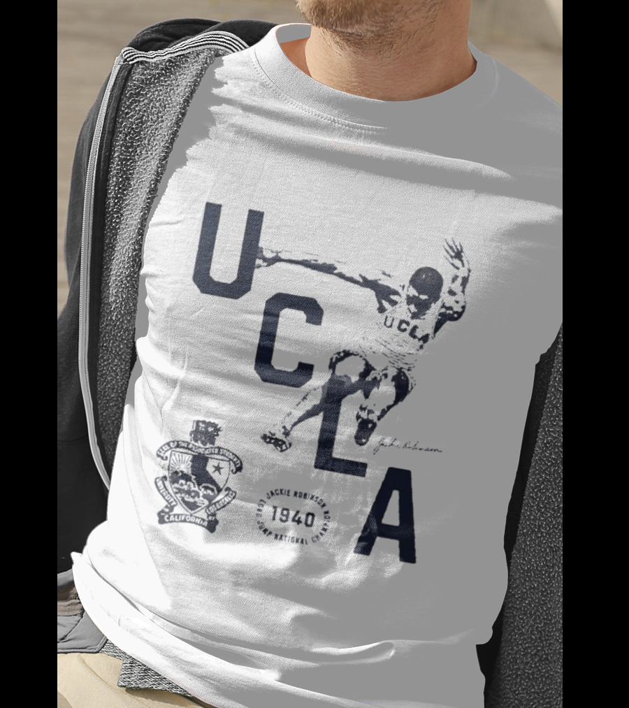 UCLA Jackie Robinson 1940 Long Jump National Champion Jackie Robinson Day 2026 T-Shirt