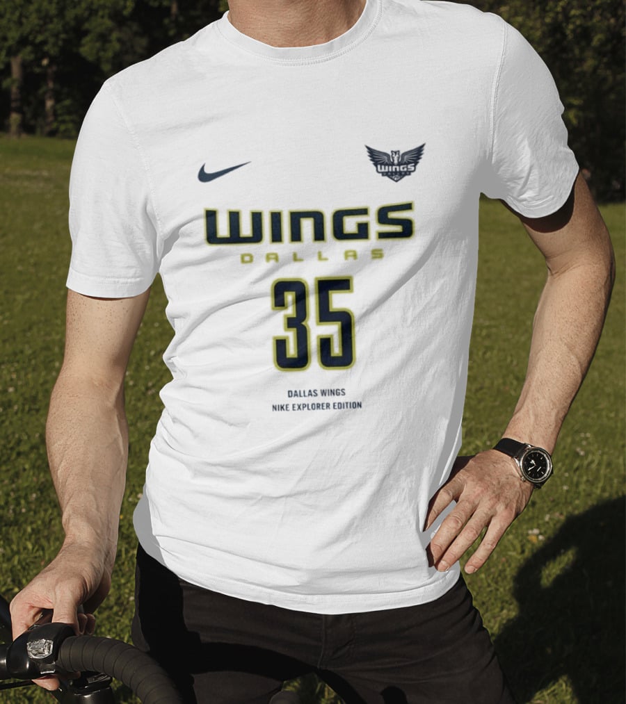 WNBA Dallas Wings Nike Explorer Edition Azzi Fudd 35 T-Shirt