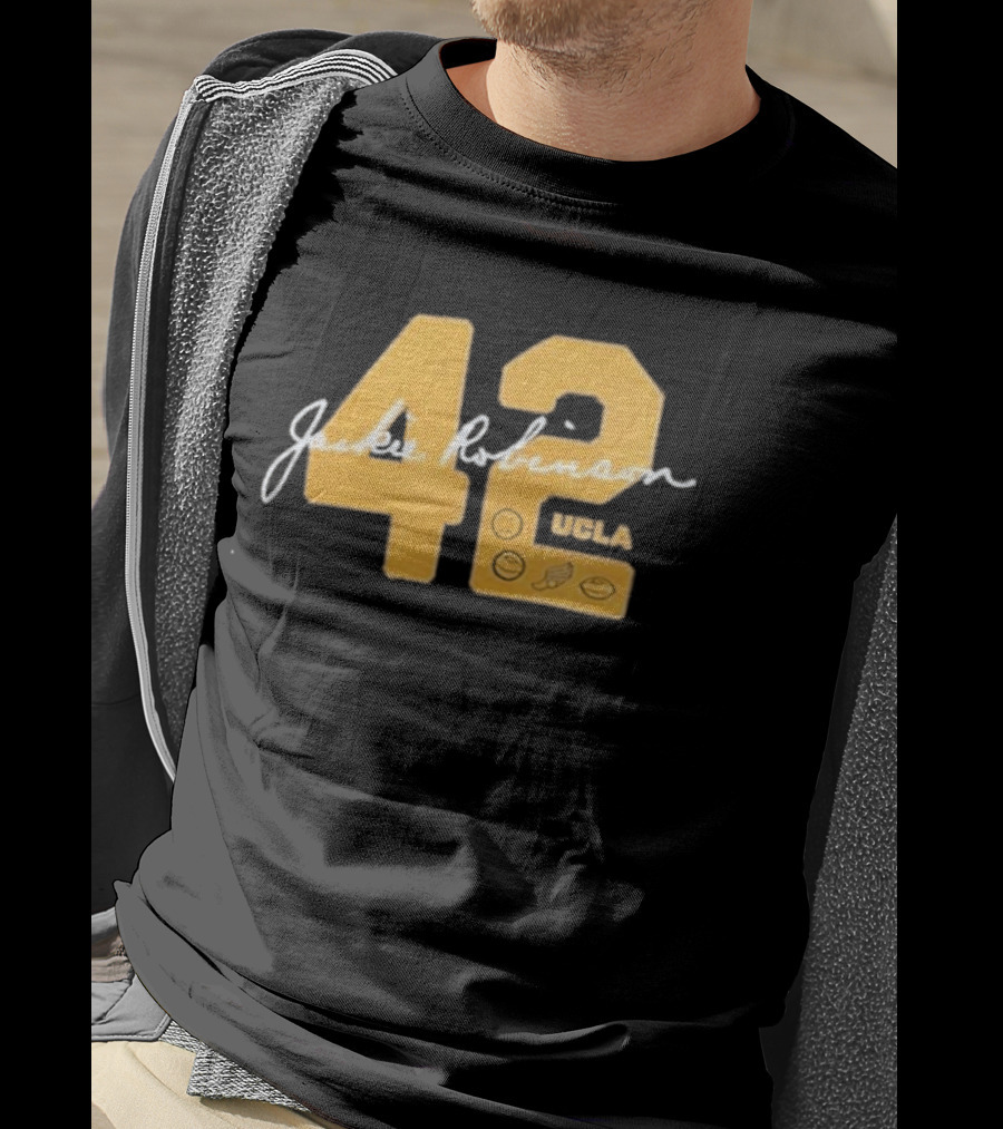 UCLA Bruins Jackie Robinson 42 Letterman Day 2026 T-Shirt