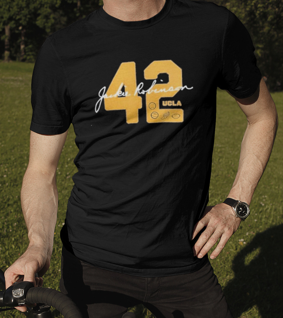 UCLA Bruins Jackie Robinson 42 Letterman Day 2026 T-Shirt