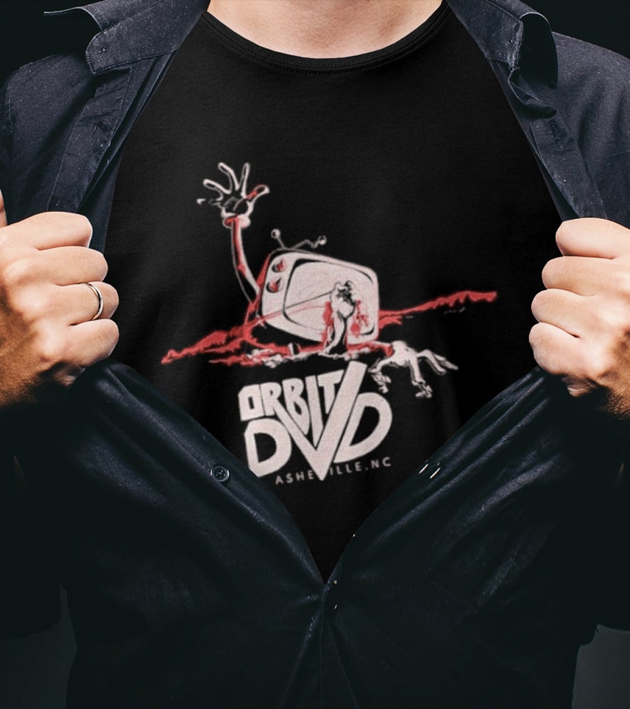 Orbit Evil Dead Video Cult Classic Horror Mash Up T-Shirt