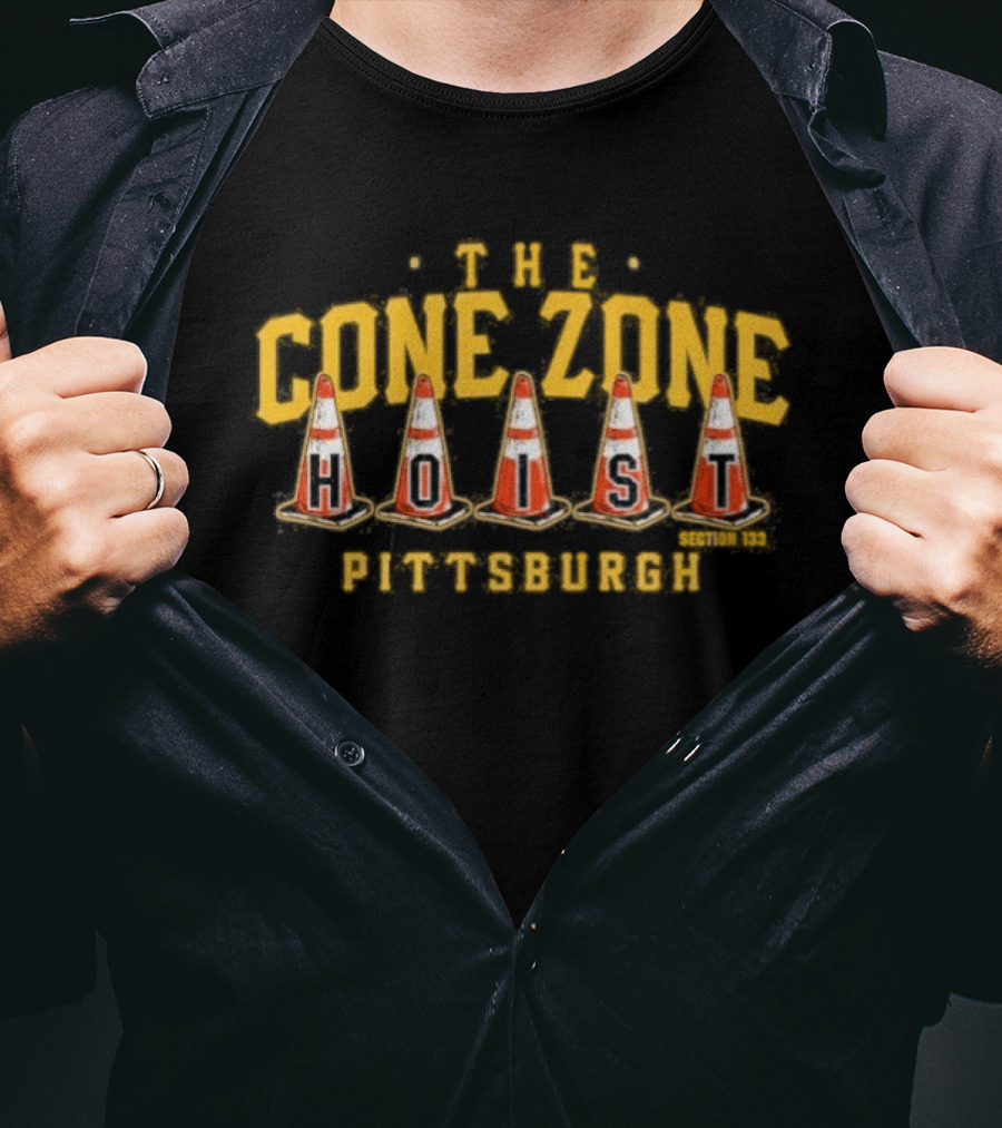 Pittsburgh The Cone Zone Hurdle T-Shirt