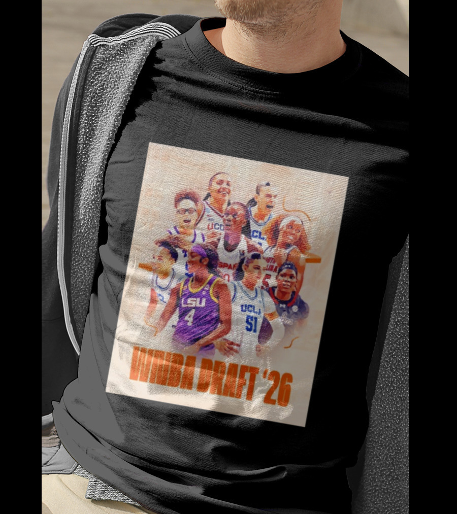 NCAA Women's Basketball WNBA Draft 2026 NCAA UCLA LSU Players T-Shirt