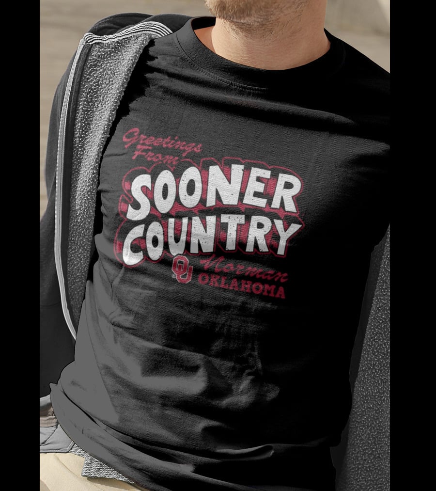 Greetings From Sooner Country Norman Oklahoma Sooners T-Shirt