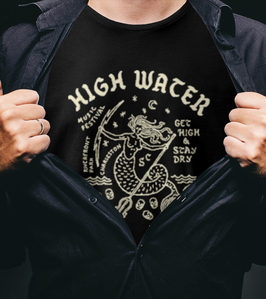 High Water Mermaid Festival 2026 Magic Dreams Under The Stars T-Shirt