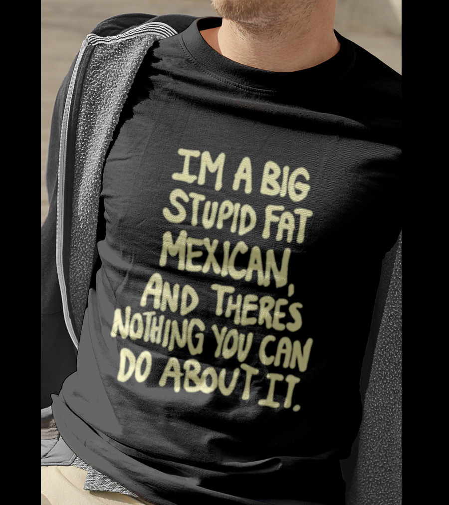 I'm A Big Stupid Fat Mexican And There's Nothing You Can Do About It T-Shirt
