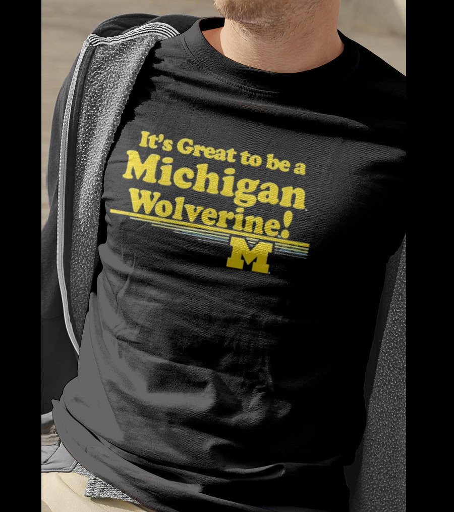 It's Great To Be A Michigan Wolverine M 2026 National Champs T-Shirt