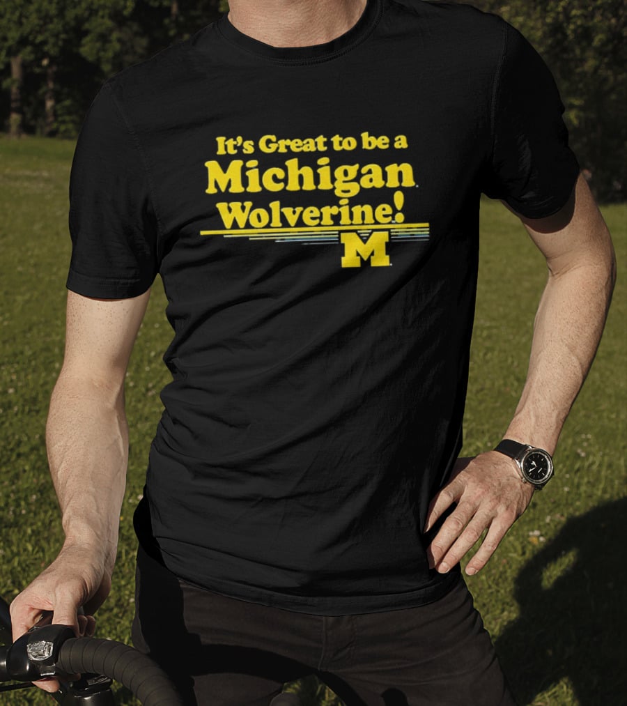 It's Great To Be A Michigan Wolverine M 2026 National Champs T-Shirt