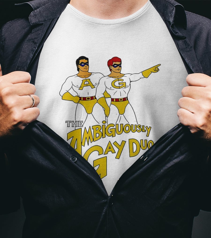AG The Ambiguously Gay Duo Characters Classic Comic T-Shirt
