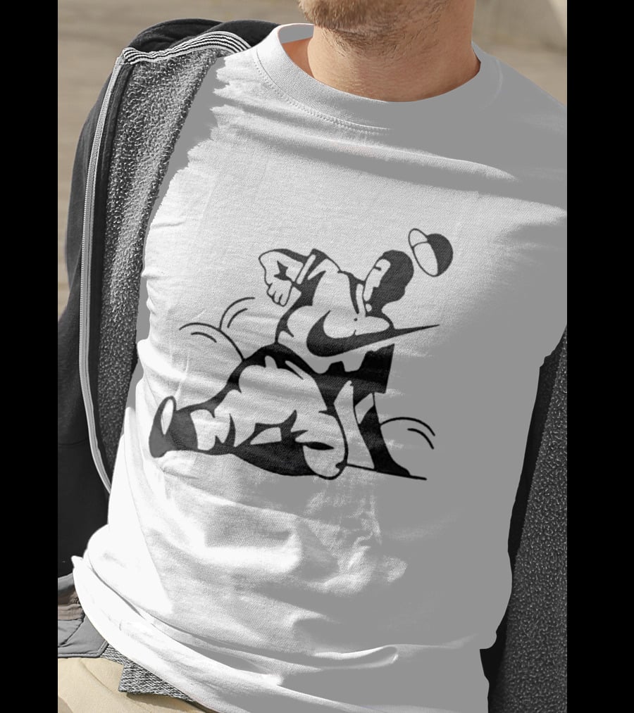 Nike Baseball Player Sliding T-Shirt