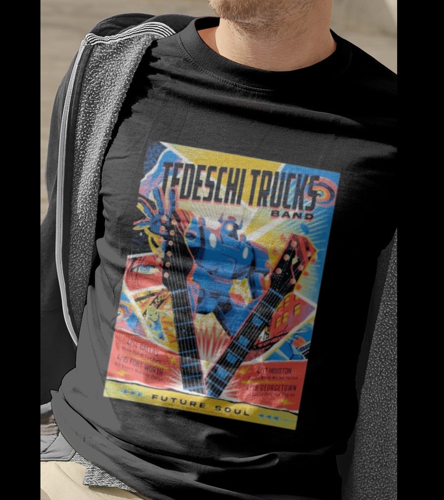 Tedeschi Trucks Band Future Soul 2026 Texas Tour April 14 19 Dallas Fort Worth Houston Georgetown T-Shirt
