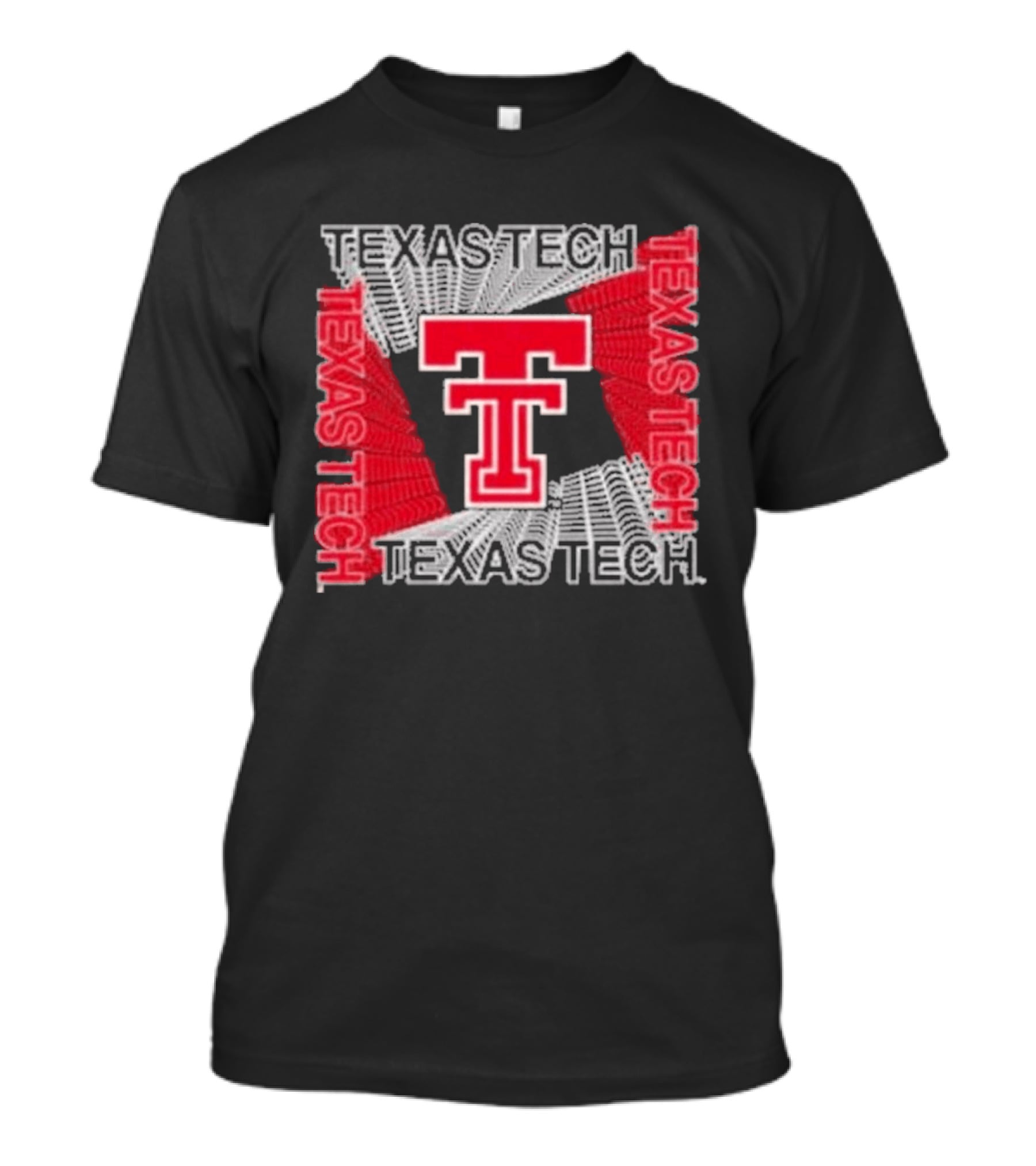 Texas Tech Red Raiders Double Cubism T-Shirt