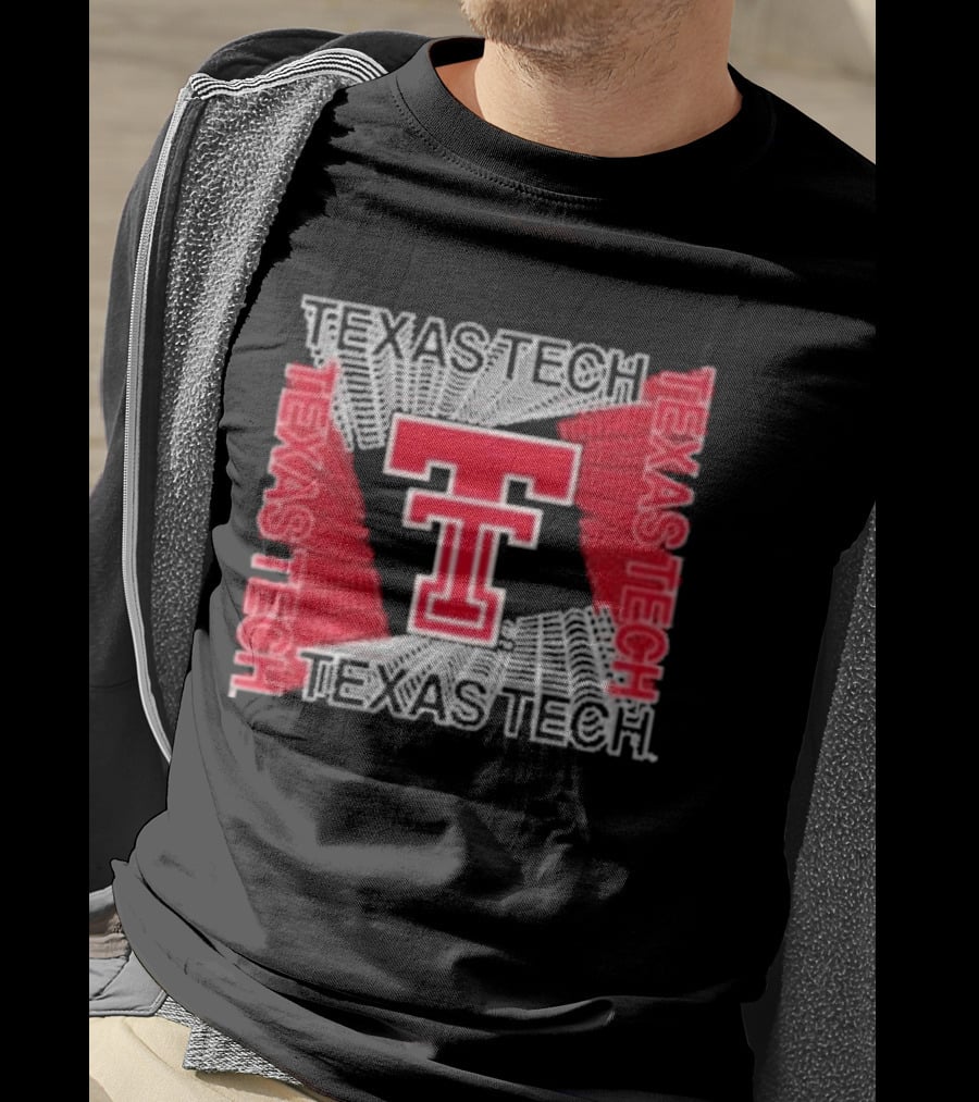 Texas Tech Red Raiders Double Cubism T-Shirt
