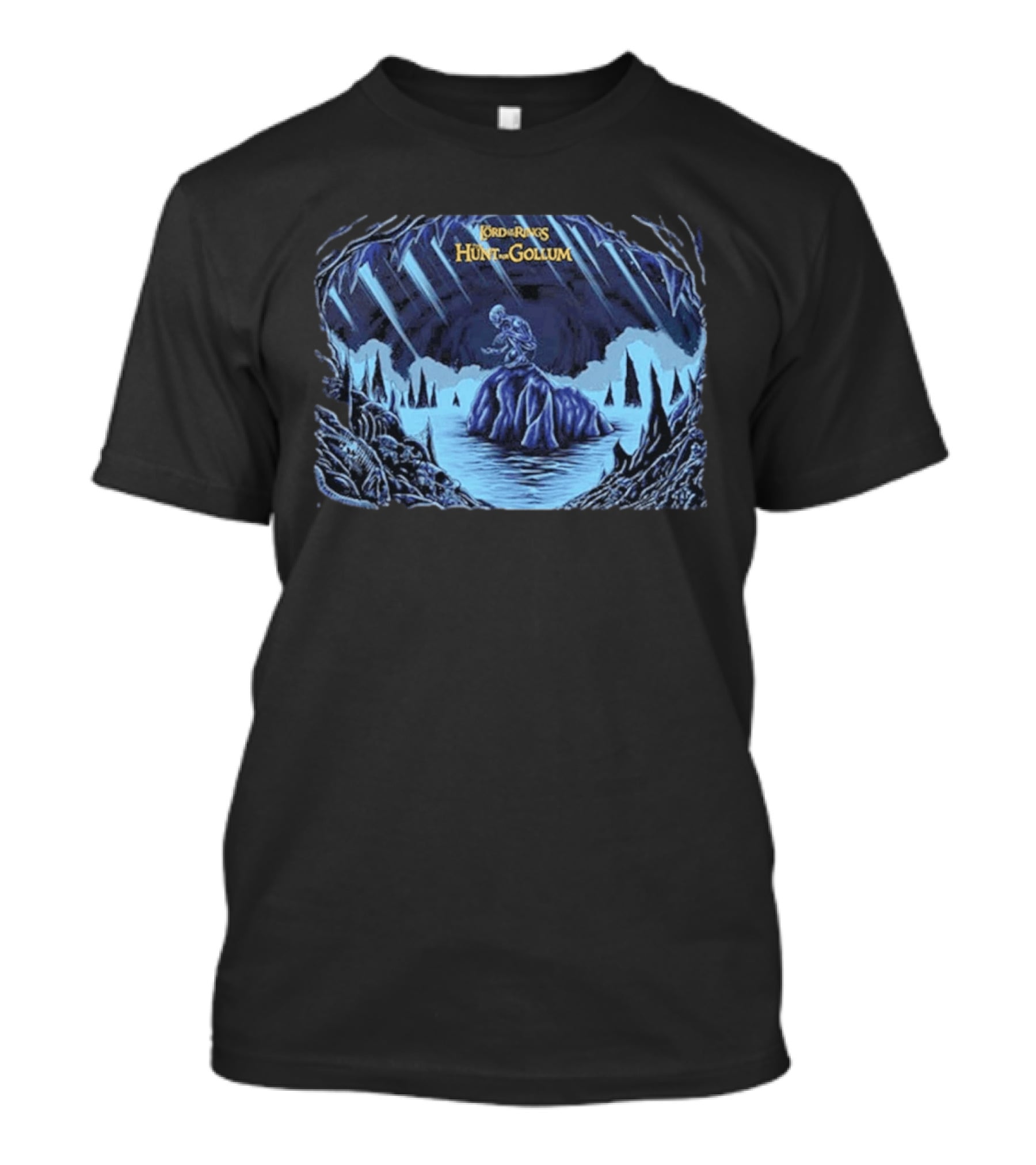 The Lord Of The Rings Hunt For Gollum Cavern Scene 2026 T-Shirt