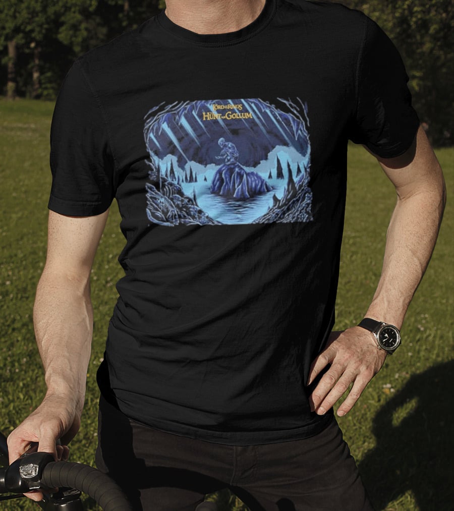 The Lord Of The Rings Hunt For Gollum Cavern Scene 2026 T-Shirt