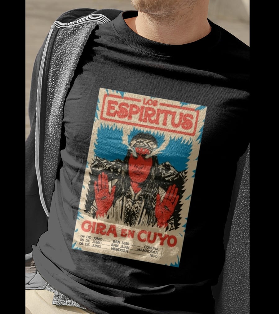 Los Espiritus Gira En Cuyo June 6 Mendoza San Luis San Juan Mamadera Nido T-Shirt
