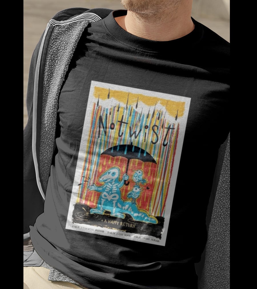 Notwist A Happy Return Tour Italy April 2026 Locomotiv Monk T-Shirt