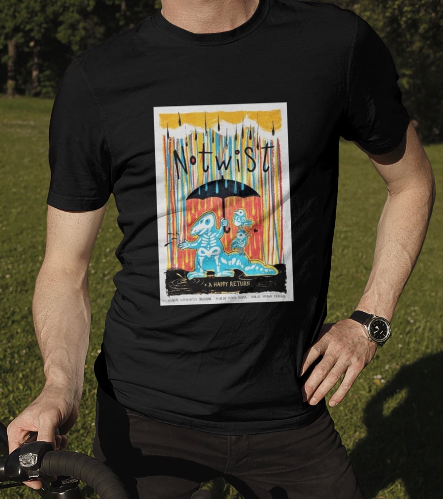 Notwist A Happy Return Tour Italy April 2026 Locomotiv Monk T-Shirt