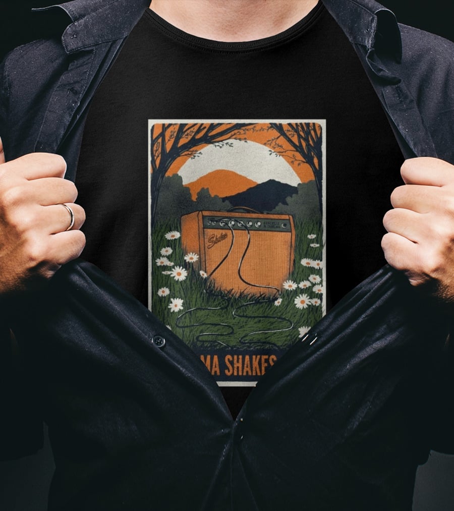 Alabama Shakes Asheville NC April 17 2026 Daisy Amp T-Shirt