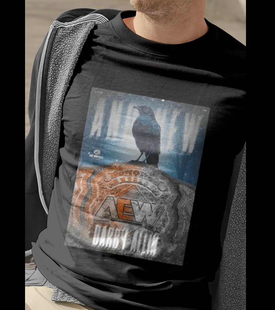 And New AEW World Darby Allin Championship Belt Raven T-Shirt
