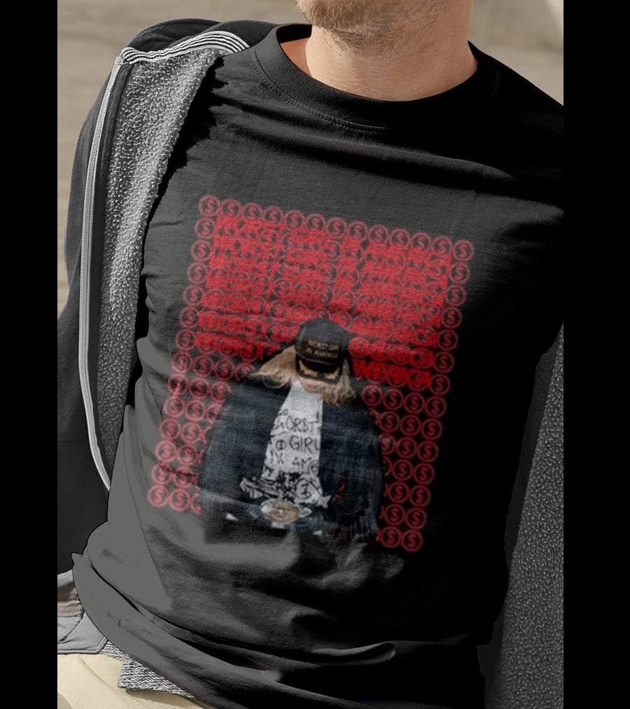 Slayyyter Worst Girl In America Red T-Shirt